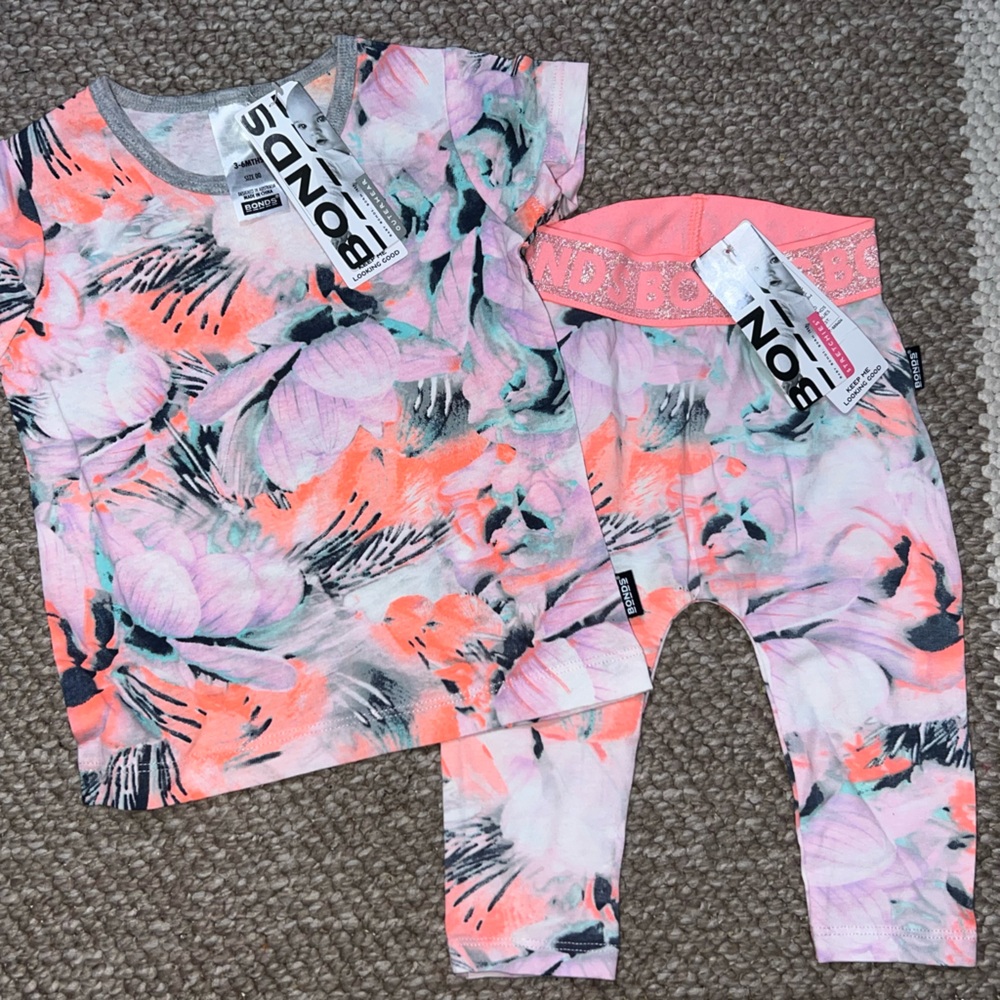 Bonds Floral Set Sparkle Waistband